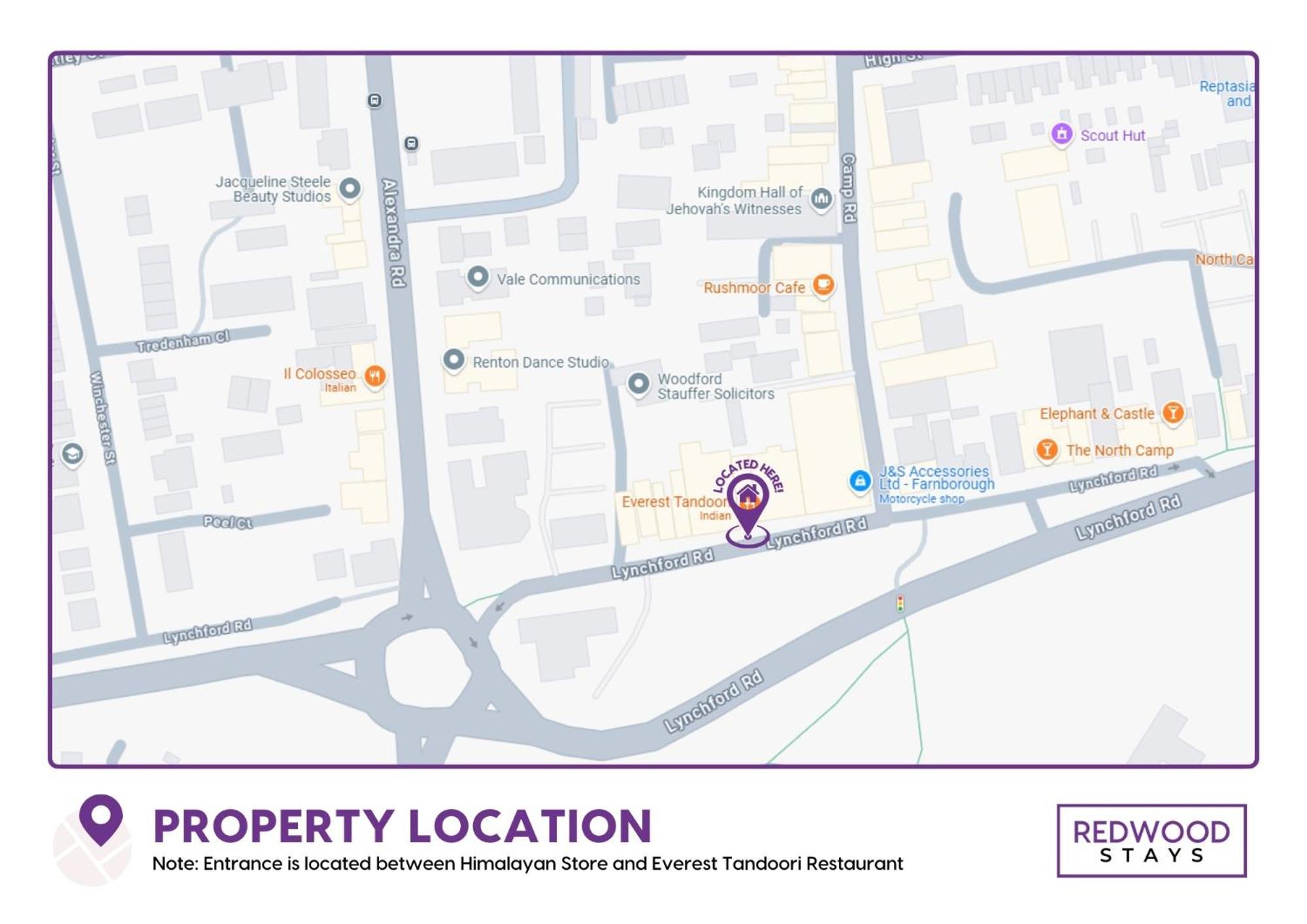 Newly Refurbished Spacious Serviced Apartment For Contractors And Families, Free Wifi & Netflix By Redwood Stays Farnborough  Zewnętrze zdjęcie